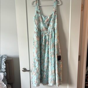 Floral Sleeveless Maxi Dress